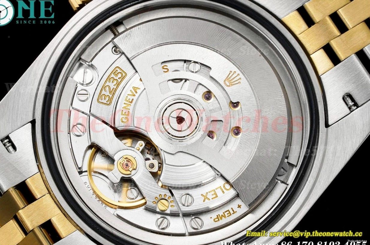 Blk SS VR3235 41MM YG 126333 Jub Datejust Stk GMF 904L 0211